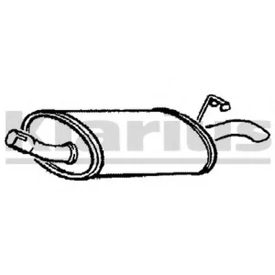 Глушитель выхлопных газов конечный KLARIUS купить