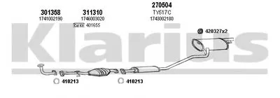 Система выпуска ОГ KLARIUS купить