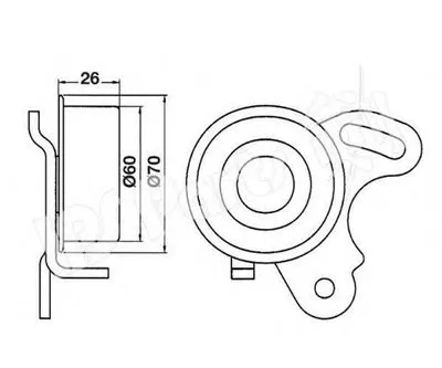 Устройство для натяжения ремня, ремень ГРМ IPS Parts IPS Parts купить