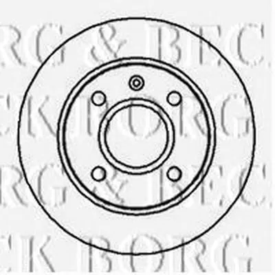 Тормозной диск BORG & BECK купить