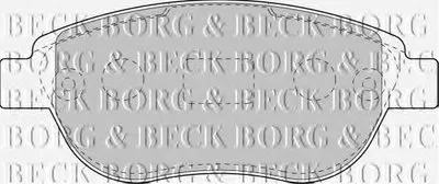 Комплект тормозных колодок, дисковый тормоз BORG & BECK купить