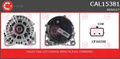 Генератор GENUINE SERIES CASCO купить