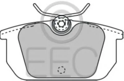 Комплект тормозных колодок, дисковый тормоз EEC купить