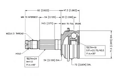 Шарнирный комплект, приводной вал VEMA купить