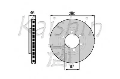 Тормозной диск KAISHIN купить