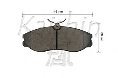 Комплект тормозных колодок, дисковый тормоз KAISHIN купить
