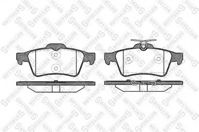 Комплект тормозных колодок, дисковый тормоз STELLOX купить