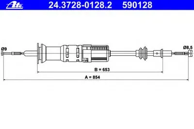 Тросик сцепления ATE купить