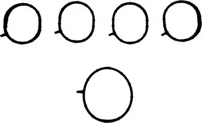 Комплект прокладок, впускной коллектор GLASER купить