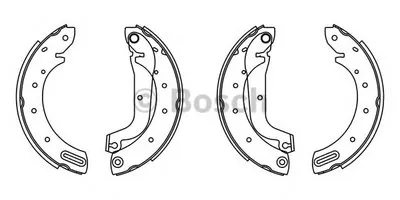 Комплект тормозных колодок BOSCH купить