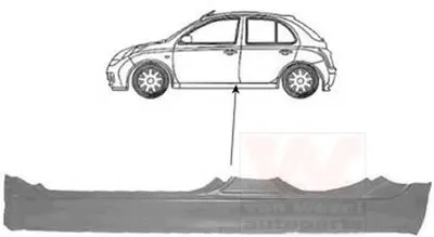 Накладка порога VAN WEZEL купить