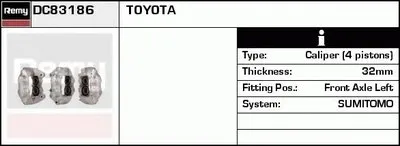 Тормозной суппорт Remanufactured REMY (Multiline) DELCO REMY купить