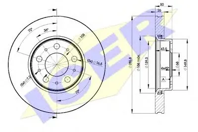 Тормозной диск ICER купить