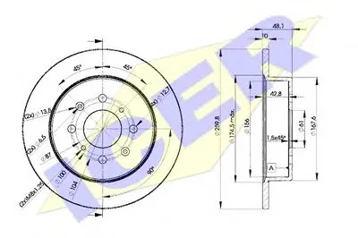 Тормозной диск ICER купить
