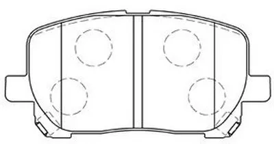 Комплект тормозных колодок, дисковый тормоз Premium Advics AISIN купить