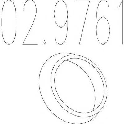 Уплотнительное кольцо, труба выхлопного газа MTS купить