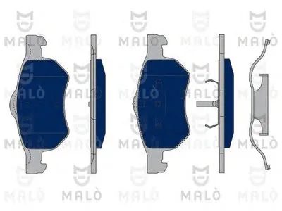 Комплект тормозных колодок, дисковый тормоз MALÒ купить