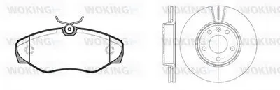 Комплект тормозов, дисковый тормозной механизм WOKING купить