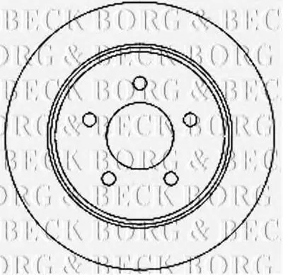 Тормозной диск BORG & BECK купить