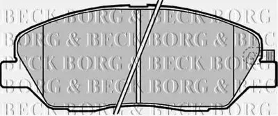 Комплект тормозных колодок, дисковый тормоз BORG & BECK купить