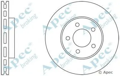 Тормозной диск APEC braking купить