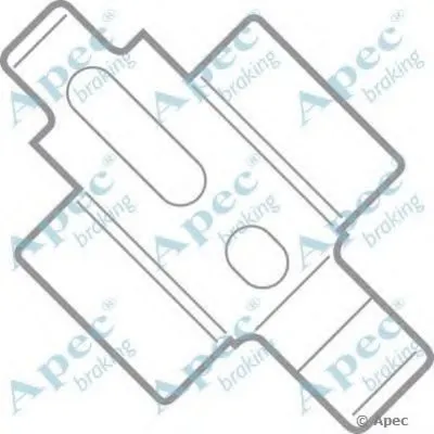 Комплектующие, тормозные колодки APEC braking купить