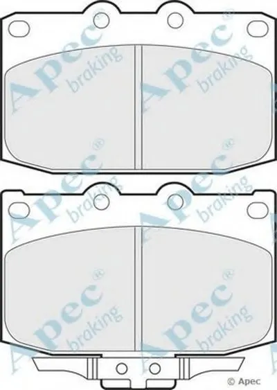 Комплект тормозных колодок, дисковый тормоз APEC braking купить