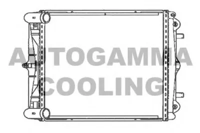 Радиатор, охлаждение двигателя AUTOGAMMA купить