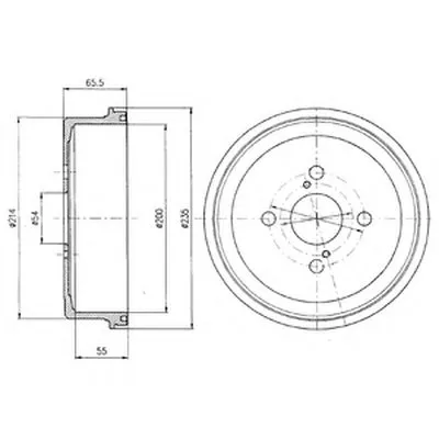 Тормозной барабан DELPHI купить