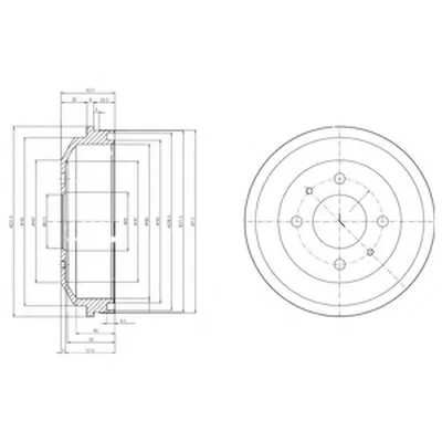 Тормозной барабан DELPHI купить