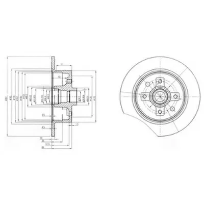 Тормозной диск DELPHI купить