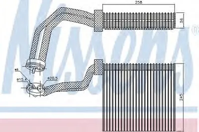 Испаритель, кондиционер NISSENS купить