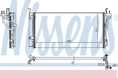 Конденсатор, кондиционер NISSENS купить