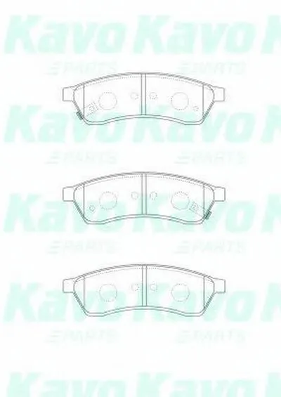 Комплект тормозных колодок, дисковый тормоз MK KASHIYAMA KAVO PARTS купить