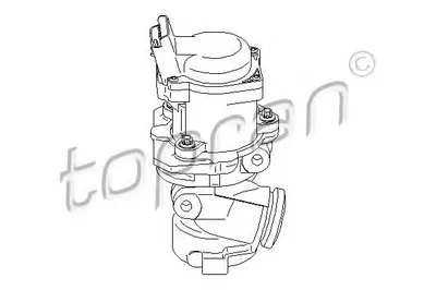 Клапан возврата ОГ TOPRAN купить