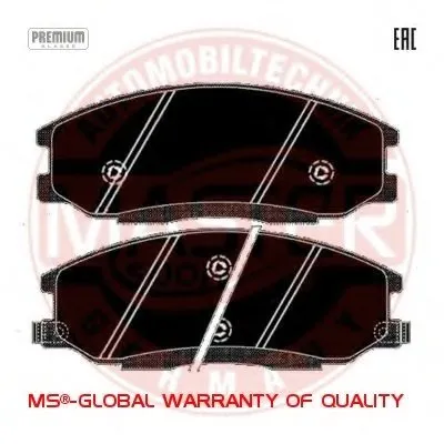 Комплект тормозных колодок, дисковый тормоз Anti-Noise MASTER-SPORT купить