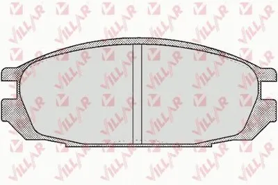 Комплект тормозных колодок, дисковый тормоз VILLAR купить