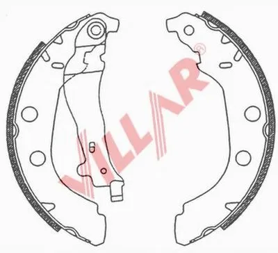 Комплект тормозных колодок VILLAR купить