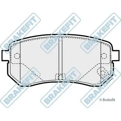 Комплект тормозных колодок, дисковый тормоз Brake Fit APEC braking купить