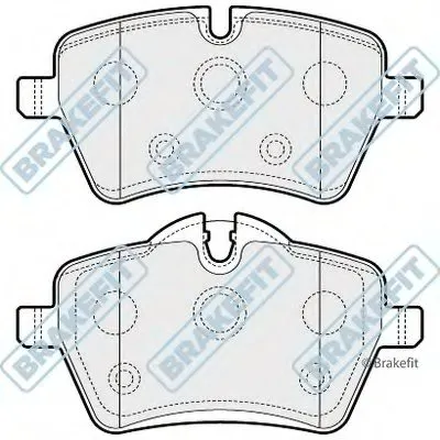 Комплект тормозных колодок, дисковый тормоз Brake Fit APEC braking купить