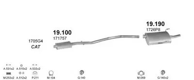 Система выпуска ОГ POLMO купить