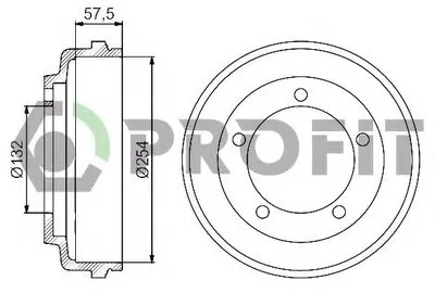 Тормозной барабан PROFIT купить
