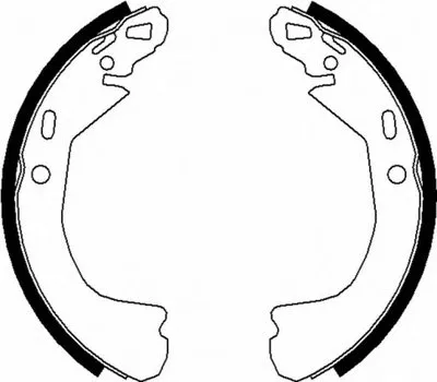 Комплект тормозных колодок, стояночная тормозная система HELLA купить