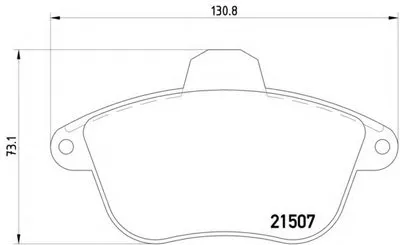 Комплект тормозных колодок, дисковый тормоз HELLA купить