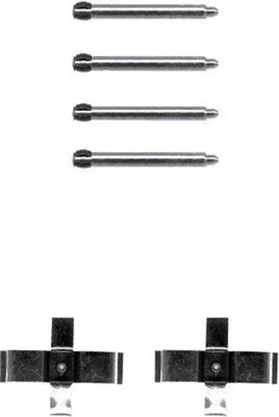 Комплектующие, колодки дискового тормоза HELLA купить