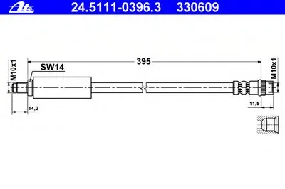 Тормозной шланг ATE купить