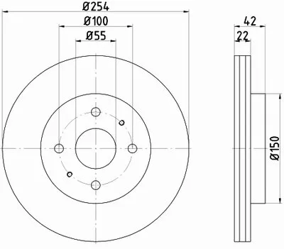 Тормозной диск PRO TEXTAR купить
