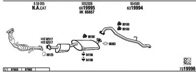 Система выпуска ОГ WALKER купить