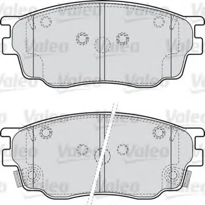 Комплект тормозных колодок, дисковый тормоз VALEO купить