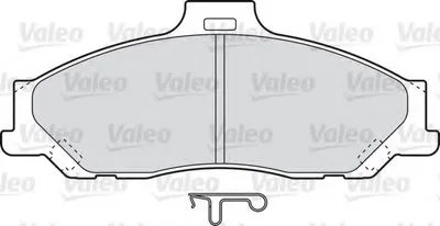 Комплект тормозных колодок, дисковый тормоз VALEO купить